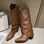 Rogue Rivet Rider Knähöga Stövlar