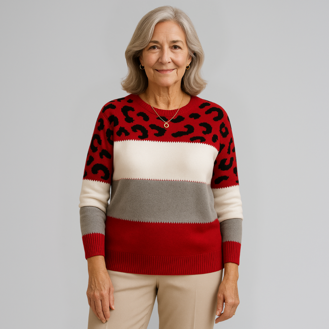 Sofia™ | Leopardmönstrad tröja