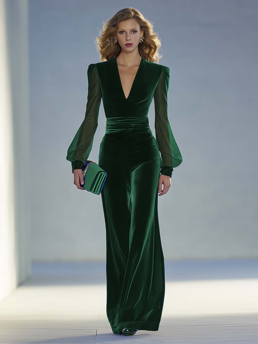 Serafina – Elegant sammetsdräkt