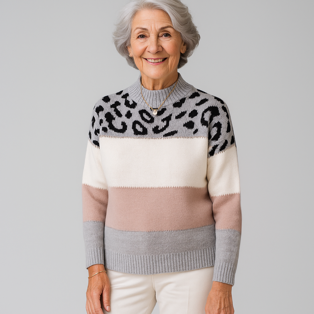 Sofia™ | Leopardmönstrad tröja