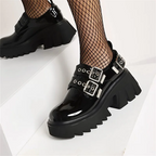 Mörka Spänne Stövlar