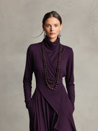 Natalia – Elegant draperad klänning