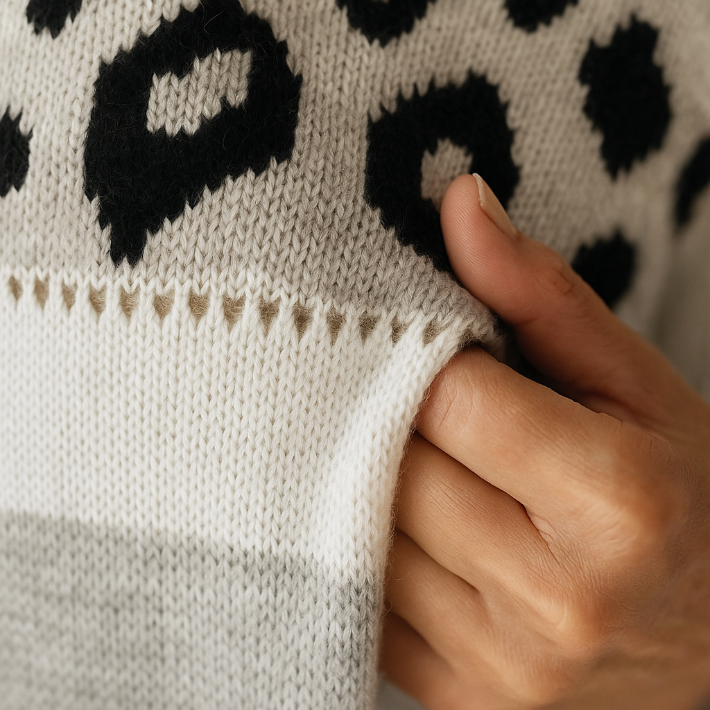 Sofia™ | Leopardmönstrad tröja