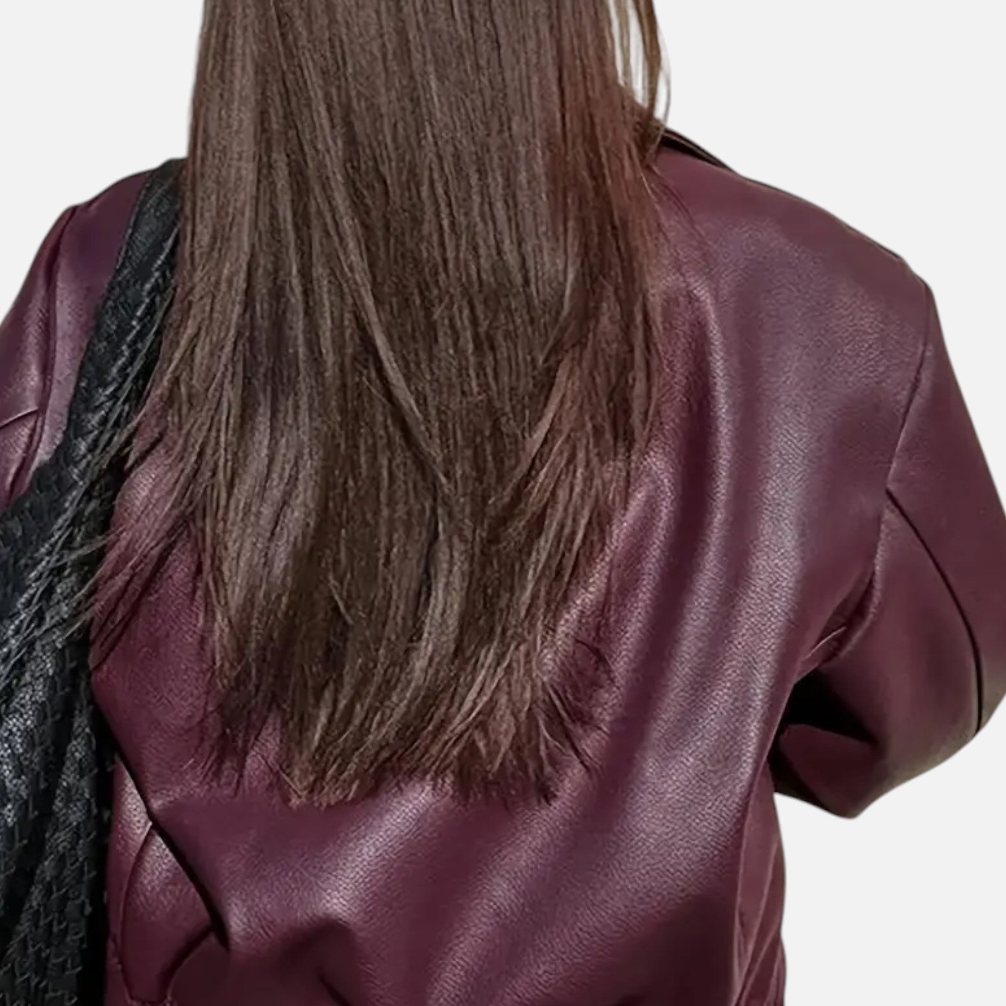 Bikerjacka i konstläder – Tidlös elegans – Vardagens Måste