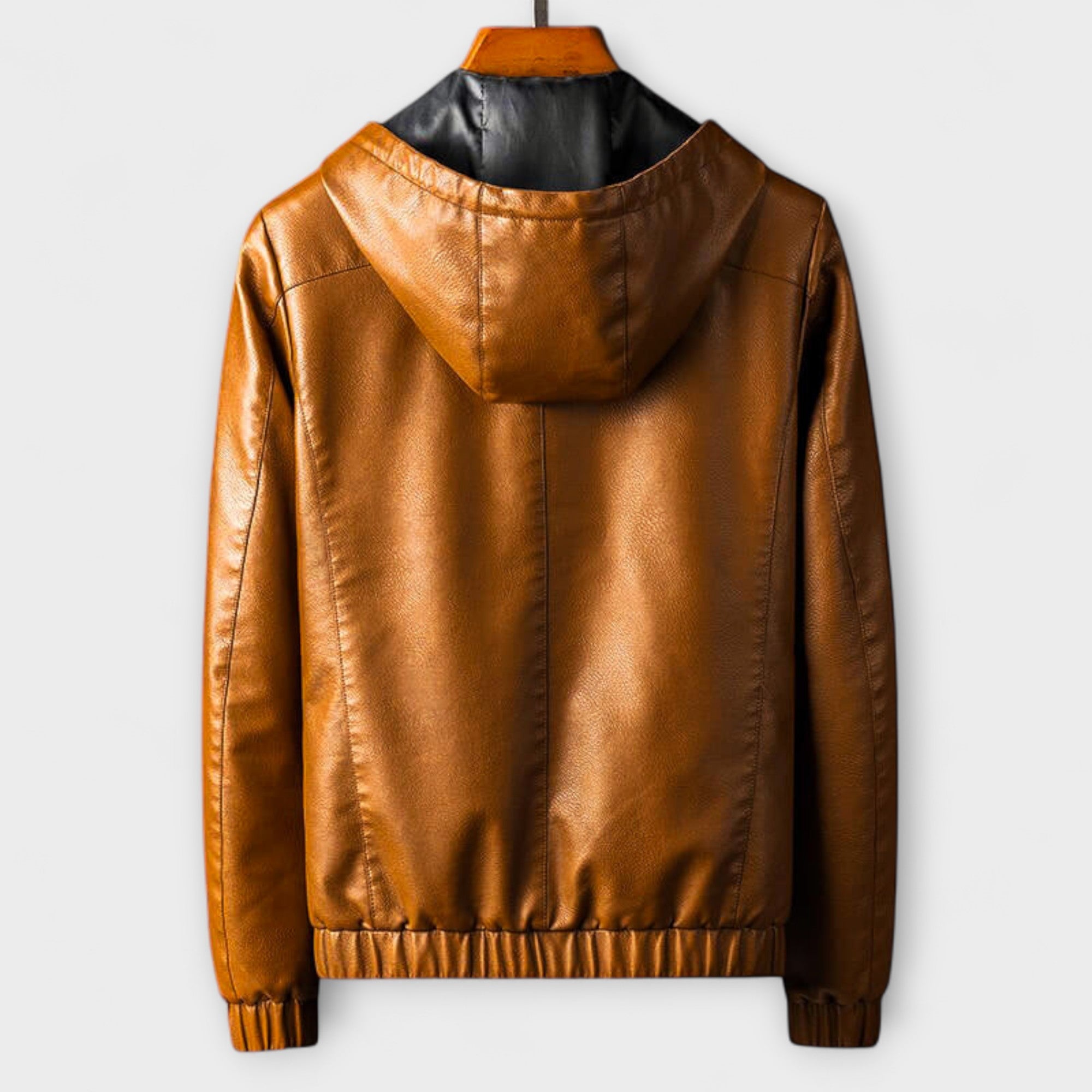 Huvförsedd Jacka i Konstläder