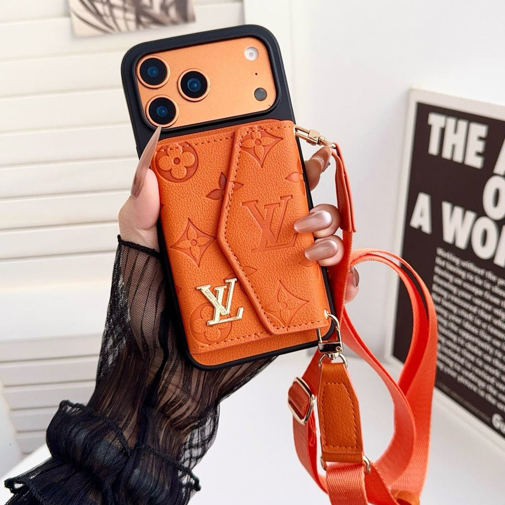 Multifunktionell Crossbody Mobilplånbok