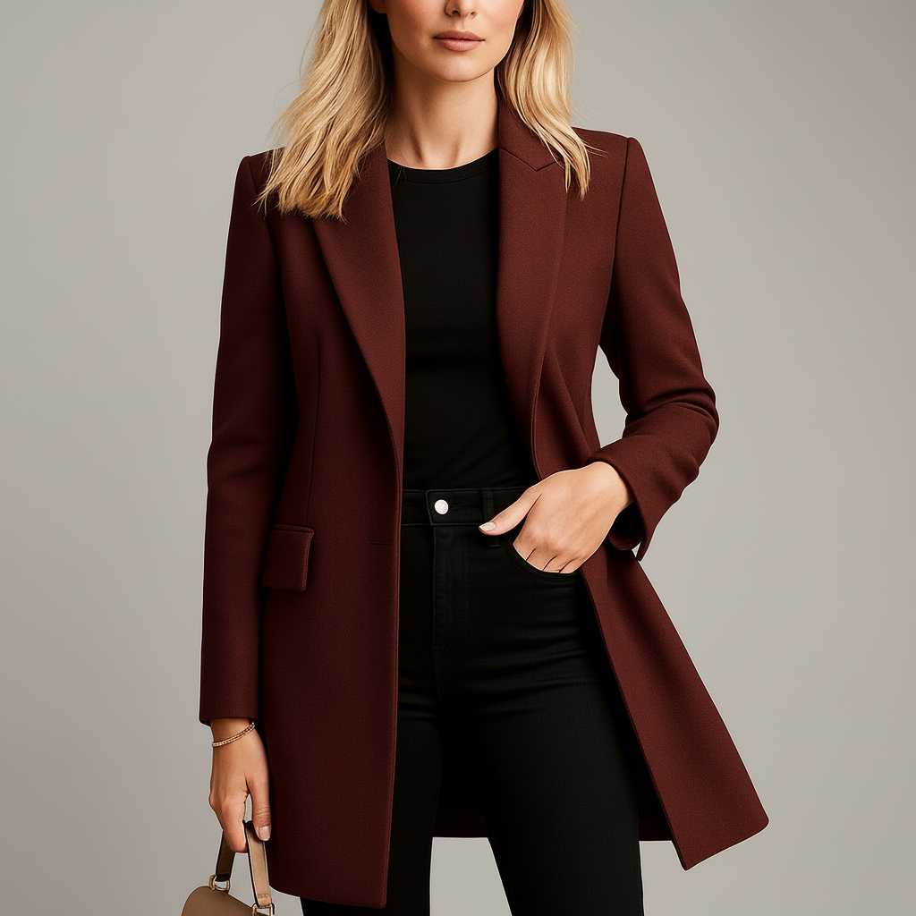 Dubbelknäppt Trenchcoat för Dam