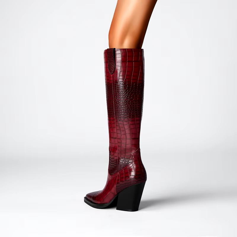 Desert Sage Bold Höga Stövlar