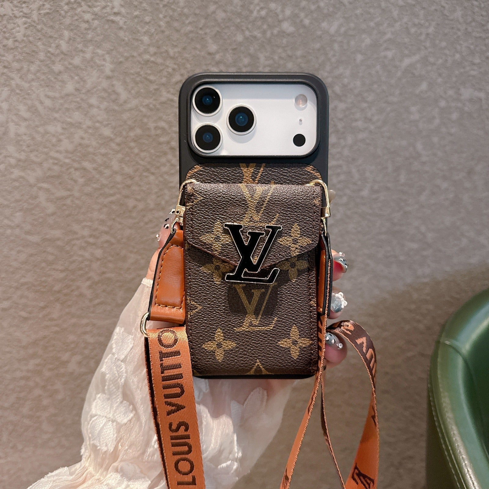 LV Signature Strap Series iPhone-fodral