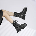 Barka Denim Platform Boots