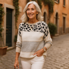 Sofia™ | Leopardmönstrad tröja