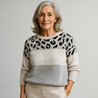 Sofia™ | Leopardmönstrad tröja