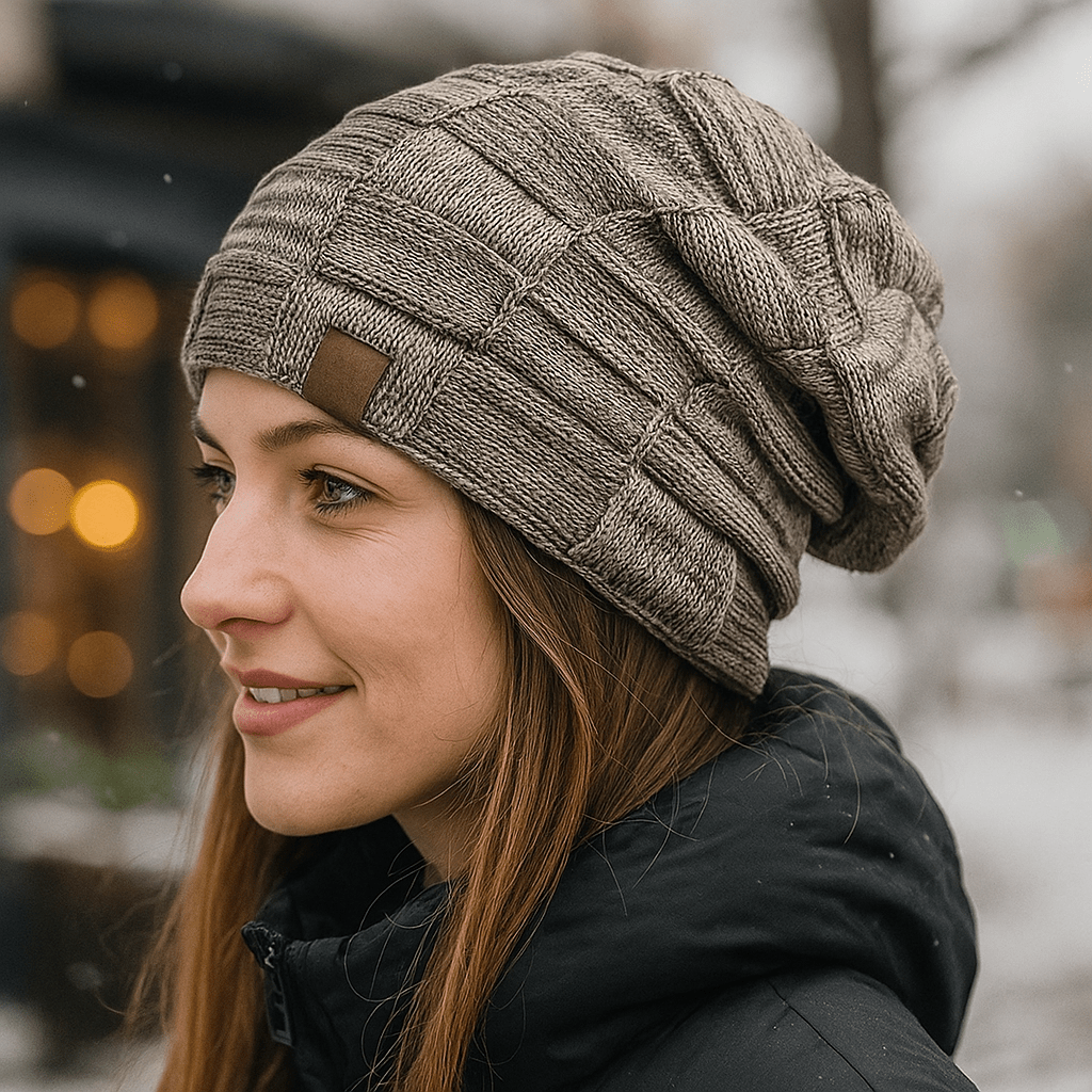 Yves Stickade Mössa - Varm, Bekväm & Trendig för Vintern
