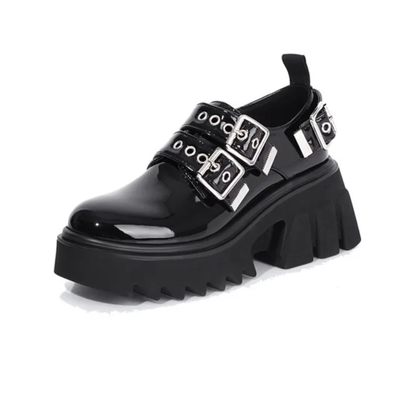 Mörka Spänne Stövlar