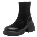 Camila mocka platåstövlar