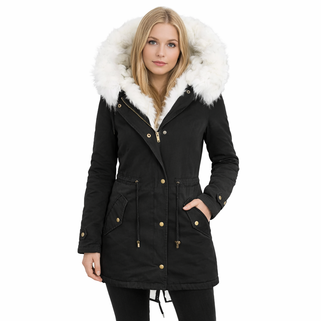 Giulia  Vinterrock med foder i syntetpäls