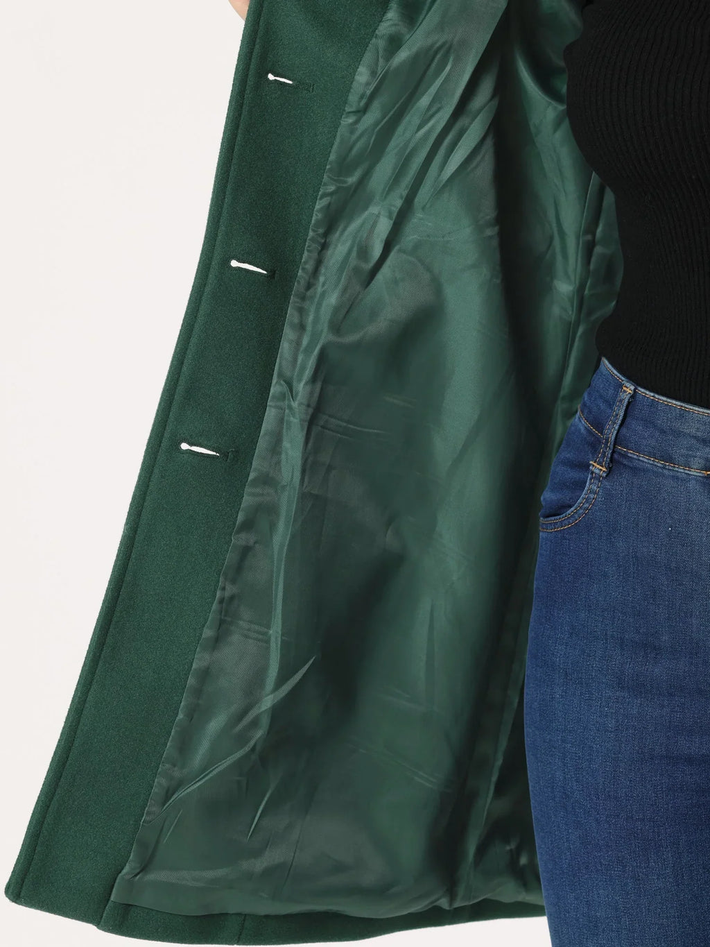 Helena | Damvinterkappa med en knapp