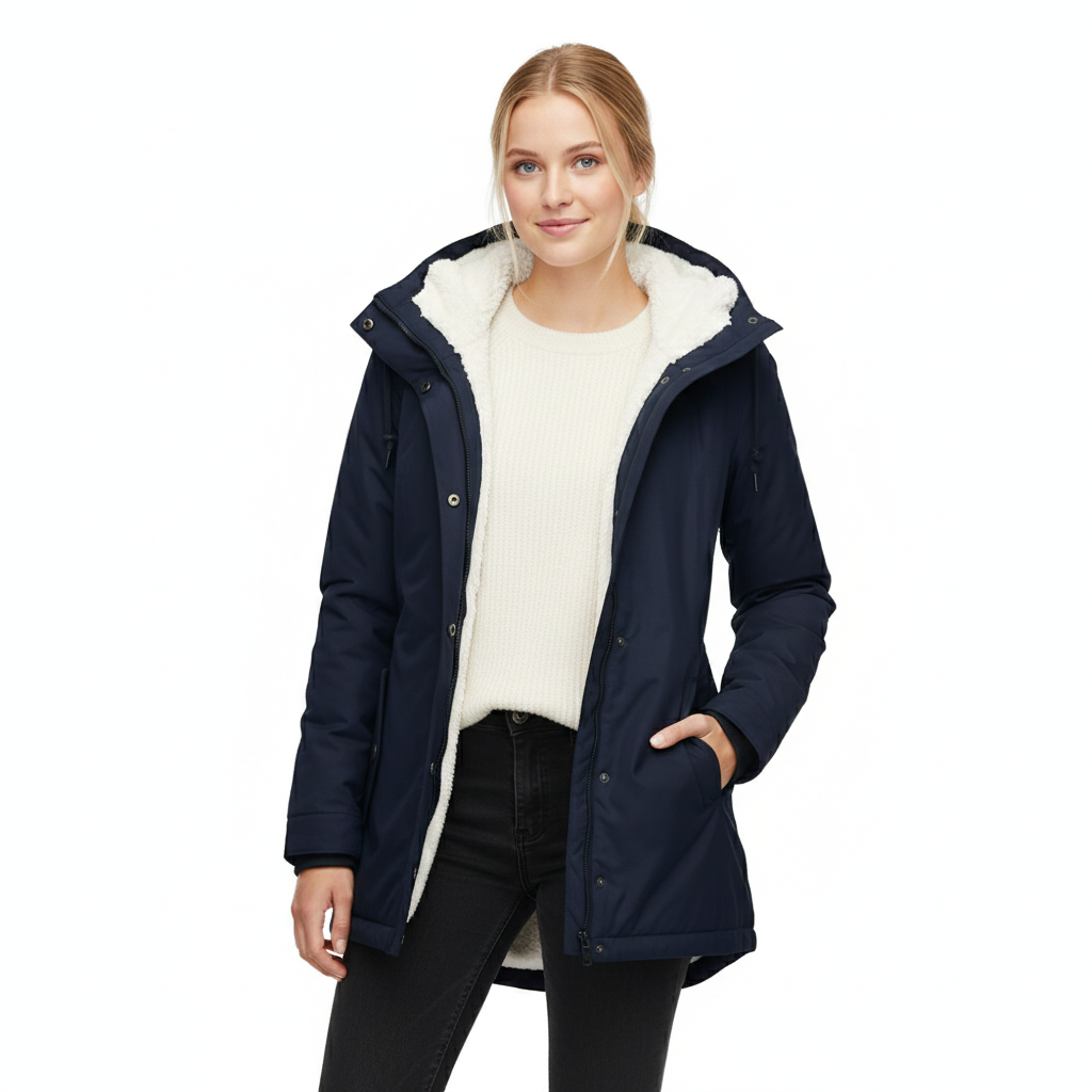 Donatella – Vattentät vinterjacka med huva