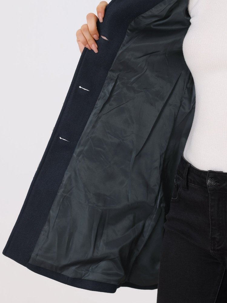 Helena | Damvinterkappa med en knapp